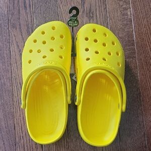 NEW! Bright Yellow Crocs